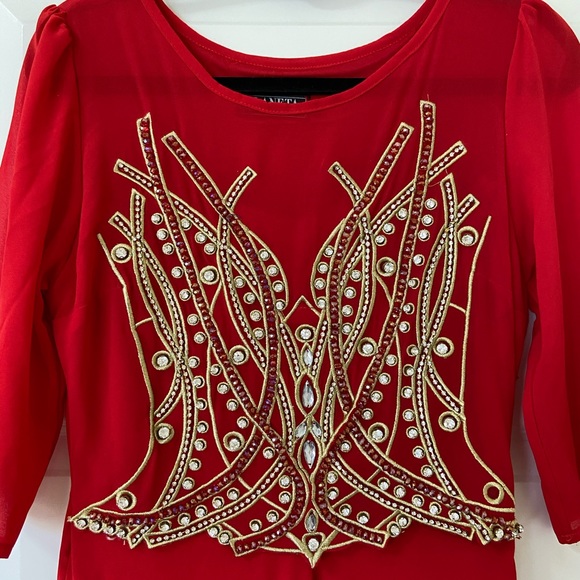 PLANETA Maxi Dress with 3/4 Sleeves Size M - Picture 1 of 7